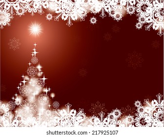 Christmas Background. Abstract Vector Design.