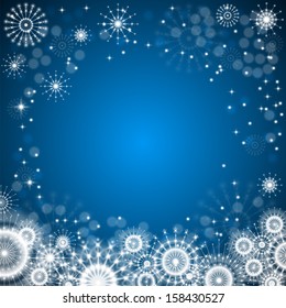 Christmas Background. Abstract Vector Illustration