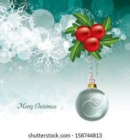 Christmas Background. Abstract Vector Illustration.