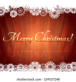 Christmas Background. Abstract Vector Illustration