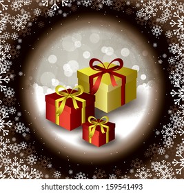 Christmas Background. Abstract Vector Illustration.