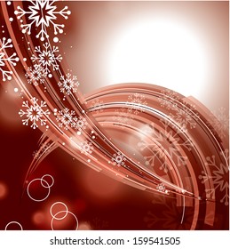 Christmas Background. Abstract Vector Illustration.