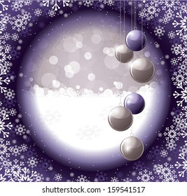Christmas Background. Abstract Vector Illustration.