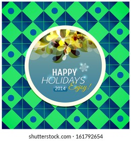 Christmas Background. Abstract Vector Illustration. 