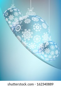 Christmas Background. Abstract Vector Illustration. + EPS10 vector file