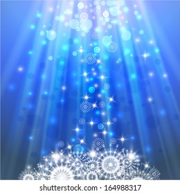 Christmas Background. Abstract Vector Illustration