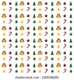 Christmas background. Abstract vector illustration. Wrapping paper. Christmas printing supplies.
