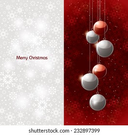 Christmas Background. Abstract Vector Illustration.