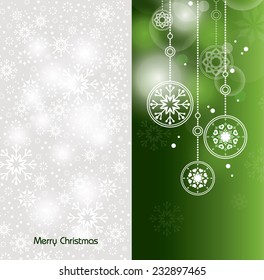 Christmas Background. Abstract Vector Illustration.