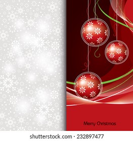 Christmas Background. Abstract Vector Illustration.
