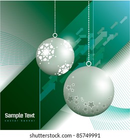 Christmas Background. Abstract Vector Illustration.