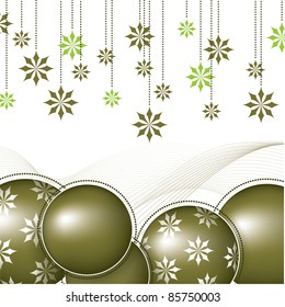 Christmas Background. Abstract Vector Illustration.