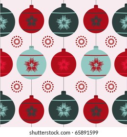 christmas background with balls