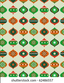 christmas background with christmas balls, vector illustration
