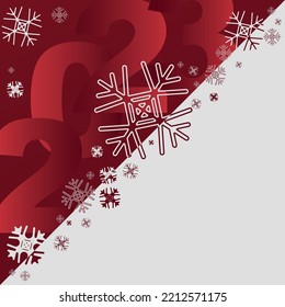 christmas background or banner with place for text