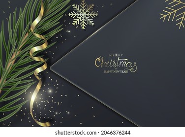 Fondo de Navidad. Diseño de pancartas o postales.