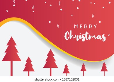Christmas background Banner Vector template