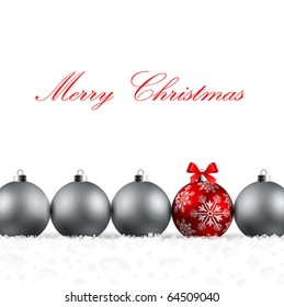 fondo navideño con baubles