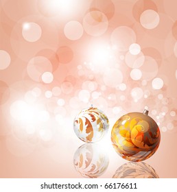 fondo navideño con baubles