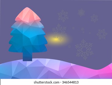 Christmas Background. Beautiful abstract snowflake Vector Illustration. Eps10.
