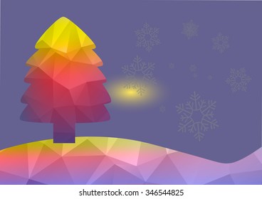 Christmas Background. Beautiful abstract snowflake Vector Illustration. Eps10.