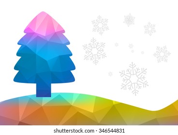 Christmas Background. Beautiful abstract snowflake Vector Illustration. Eps10.