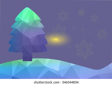Christmas Background. Beautiful abstract snowflake Vector Illustration. Eps10.