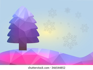 Christmas Background. Beautiful abstract snowflake Vector Illustration. Eps10.