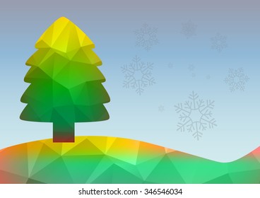 Christmas Background. Beautiful abstract snowflake Vector Illustration. Eps10.