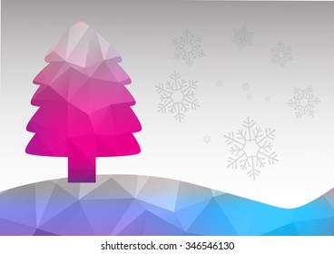 Christmas Background. Beautiful abstract snowflake Vector Illustration. Eps10.