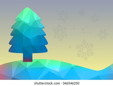 Christmas Background. Beautiful abstract snowflake Vector Illustration. Eps10.