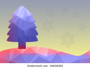 Christmas Background. Beautiful abstract snowflake Vector Illustration. Eps10.