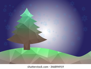 Christmas Background. Beautiful abstract snowflake Vector Illustration. Eps10.