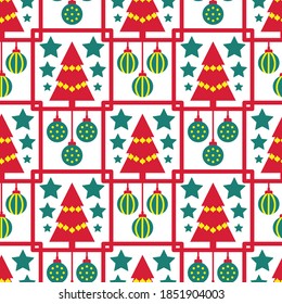 El fondo navideño, hermoso y encantador patrón, hace alegría y paz. Adecuado para todas las impresiones de tela o papel, así como para la madera.
