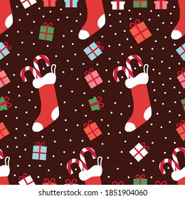 Christmas background, beautiful and charming pattern, makes joy and peace. Suitable for all fabric or paper prints, as well as wood.