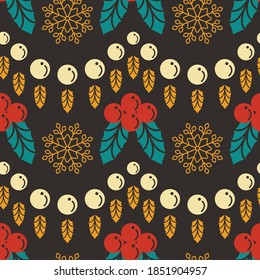 Christmas background, beautiful and charming pattern, makes joy and peace. Suitable for all fabric or paper prints, as well as wood.