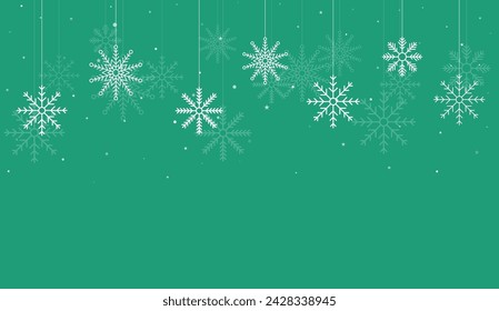 Weihnachtshintergrund. Schöne fallende Schneeflocken Tapete