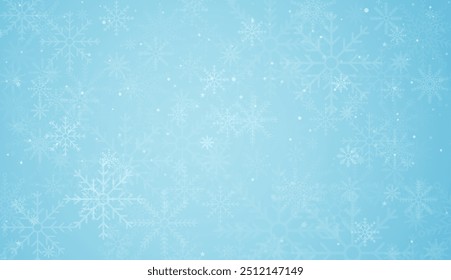 Navidades de fondo. Hermoso Fondo de pantalla de copos de nieve que cae