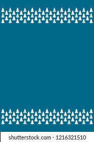 Christmas background with beautiful trees. Vector.