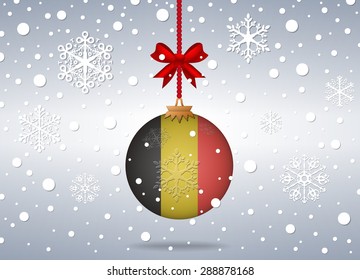 Christmas background Belgium