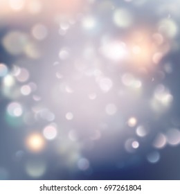 Christmas background with blurred and clear purple light. And also includes EPS 10 vector