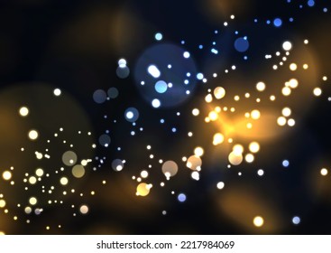 Weihnachtshintergrund mit Bokeh-Lichtdesign