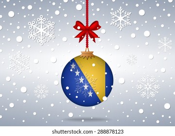 Christmas background Bosnia