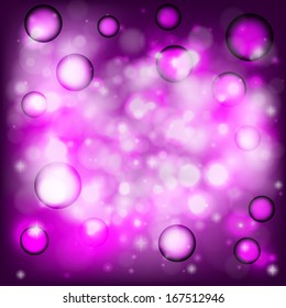Christmas background with bright stars