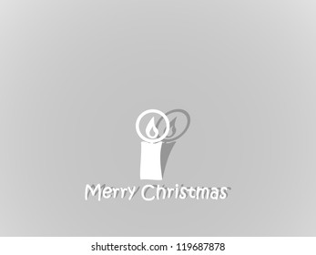 Christmas background with candles motif