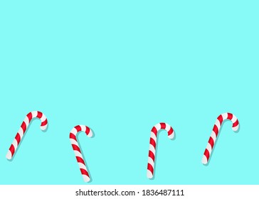 fondo de navidad, caña de caramelo, arte