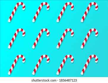 christmas background, candy cane, art