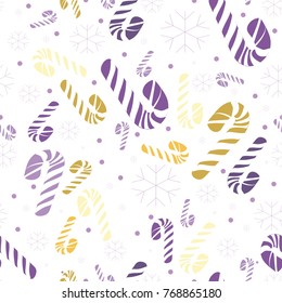 Christmas background with candy.Vector illustration