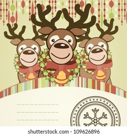 Christmas background card.