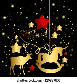 Christmas background. Christmas card